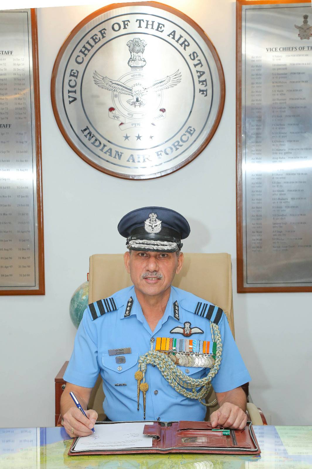 Air Marshal Narmdeshwar Tiwari Takes Over as Vice Chief of the Air Staff, Indian Air Force