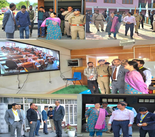 DC Kupwara Conducts Inspection of NEET 2025 Exam Centres to Ensure Smooth Conduct