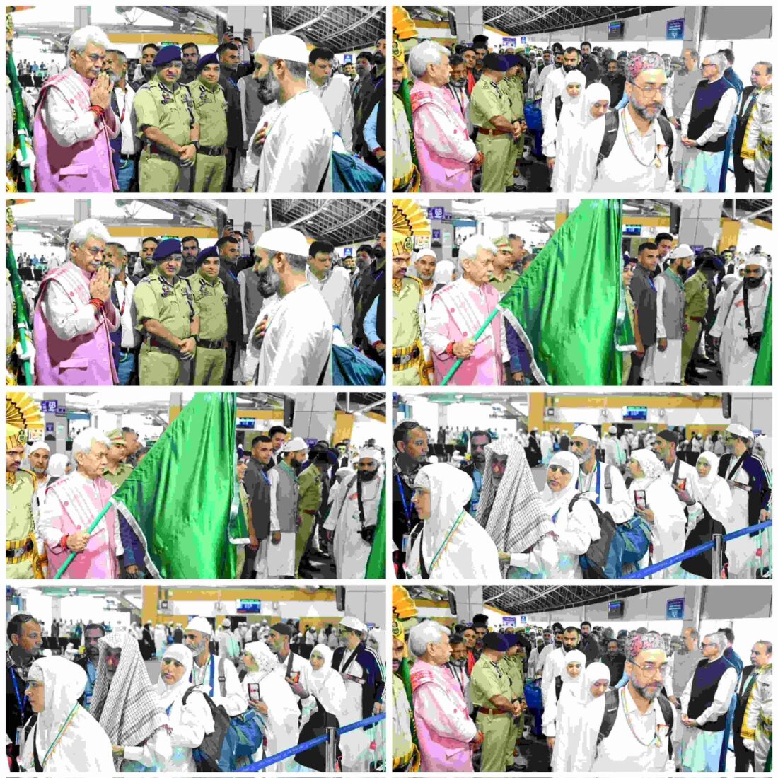 Lieutenant Governor Flags Off First Haj Pilgrimage Batch from Srinagar International Airport