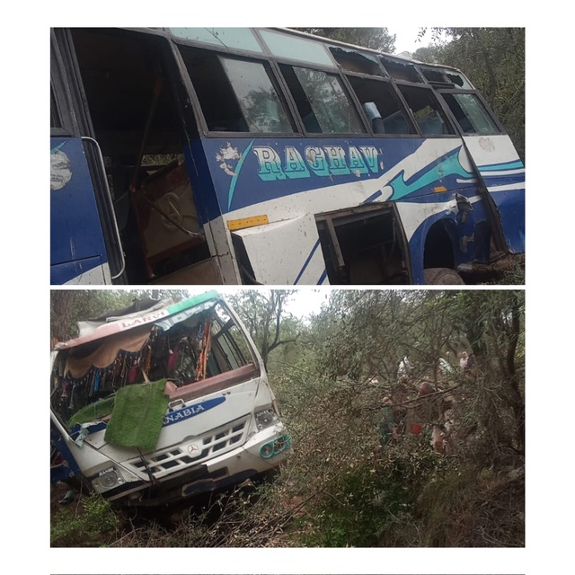 Two Dead, Several Injured as Passenger Bus Falls Into Gorge in Poonch’s Mendhar