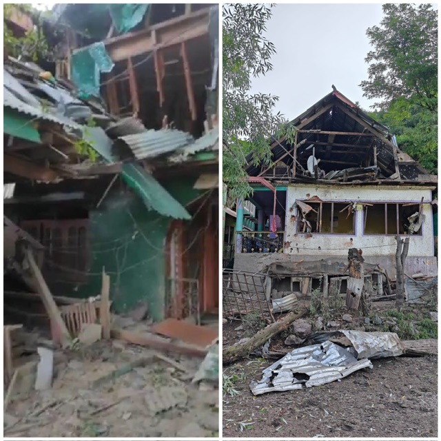 Houses Damaged in Paranpilla and Lagama Villages of Uri Due to Cross-Border Shelling