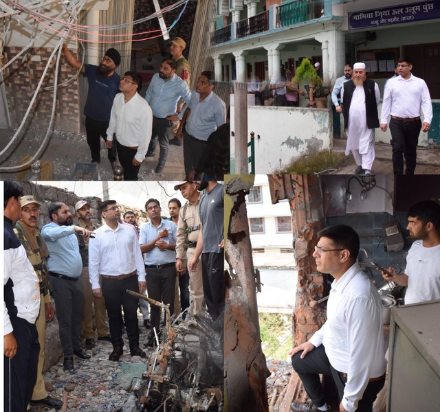 DC Poonch visits areas affected by ceasefire violation, directs damage assessment