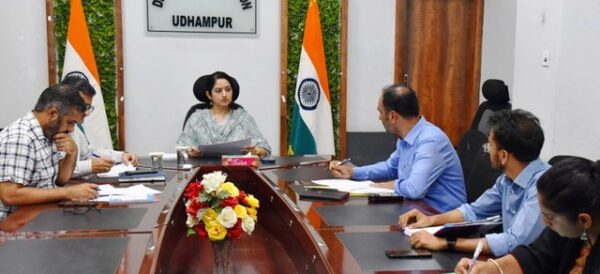 DC reviews progress of road projects in Panchari-Moungri area: Directs officers to expedite work, achieve targets within timelines