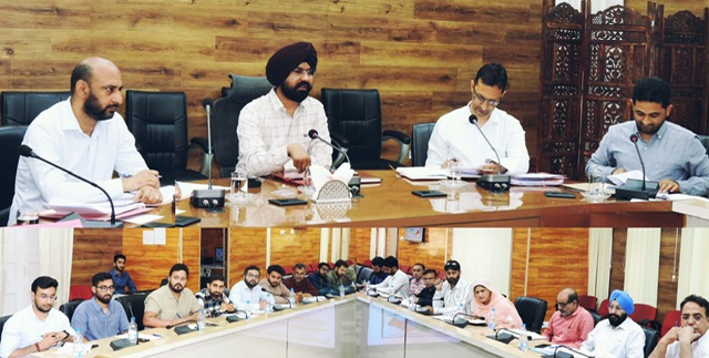 DDC Doda reviews performance of Rural Development Department