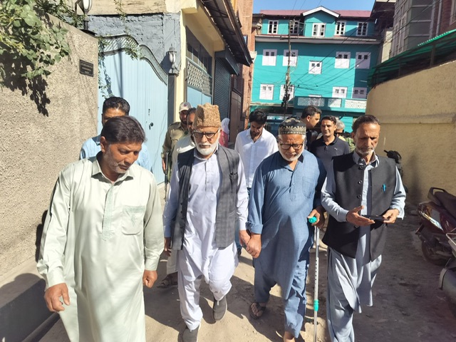 Sagar tours Khanyar constituency; asses pressing developmental needs of the area