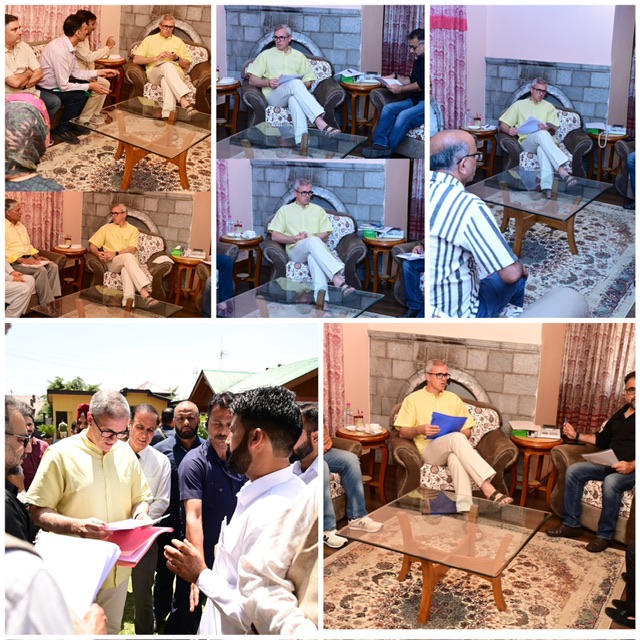 CM Omar Abdullah Reaffirms People-First Governance During Srinagar Outreach Programme