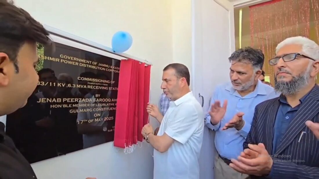 MLA Gulmarg Inaugurates Goodluck Champions Trophy and Power Projects in Kunzer Farooq Ahmad Shah