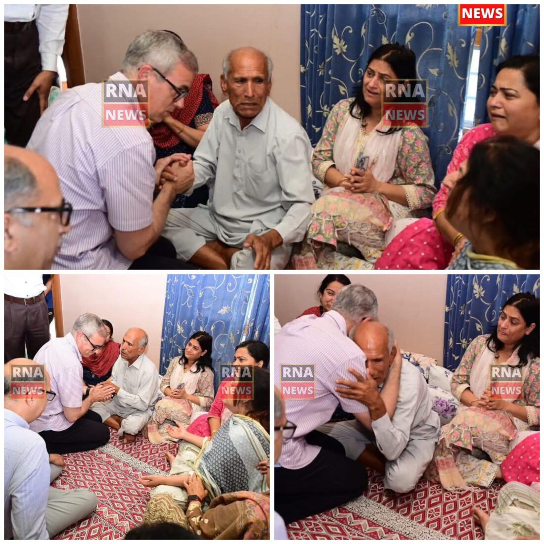CM Omar visits Raj Kumar Thapa’s home to pay condolences CM Omar visits Raj Kumar Thapa's home to pay condolences