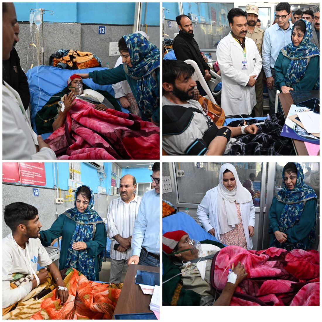 “Kashmir Cries for Peace”: Mehbooba Mufti Visits Displaced Families Near LoC, Urges End to War Rhetoric mehbooba mufti