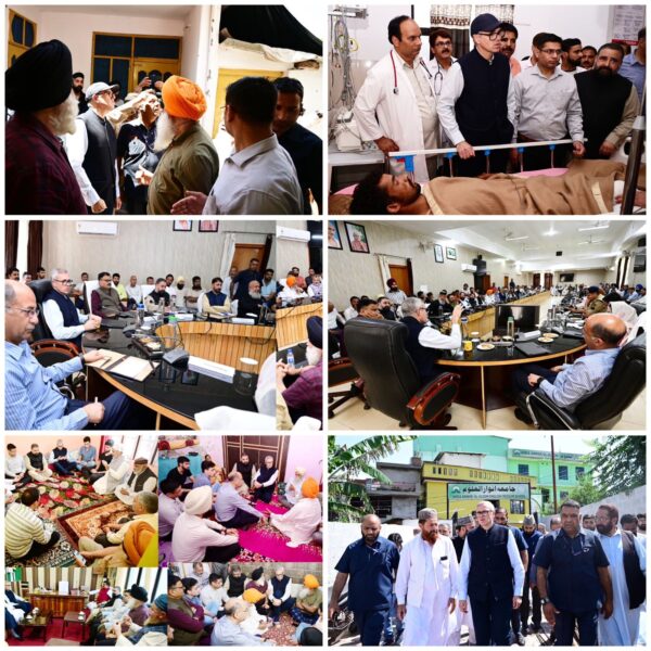 CM Omar Abdullah visits Poonch, assures support to victims of cross-border shelling: Praises communal harmony, promises relief, better infrastructure &  protection system in border areas