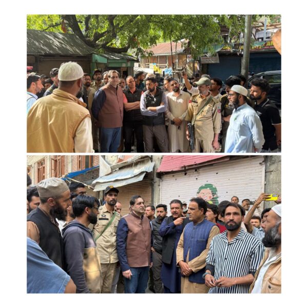 Sajad Lone Visits Shelling-Hit Tangdaar, Demands National-Level Compensation for Victims