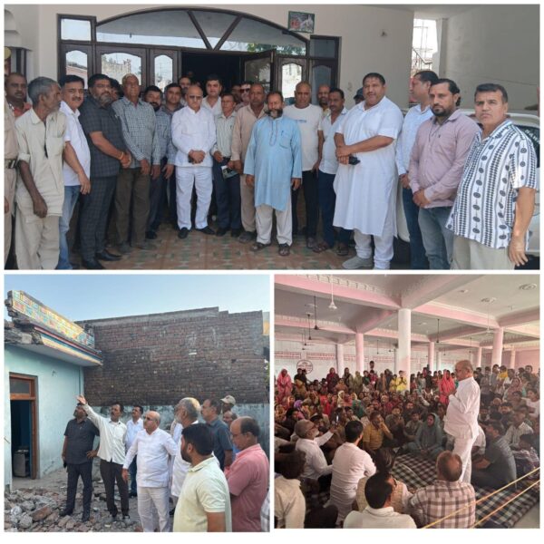 Tara Chand Visits Border Areas, Urges Relief for Migrant Families in Suchetgarh and Pargwal