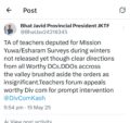 Kashmir Teachers Await TA for Winter Mission Yuwa/Esharam Surveys; Allege Disregard of Orders