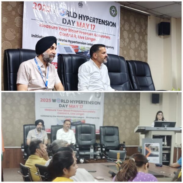 World Hypertension Day Observed with Awareness Events Across Jammu Division