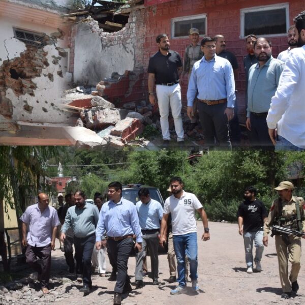 DC Poonch Conducts City Tour, Assesses Shelling-Hit Areas for Immediate Relief
