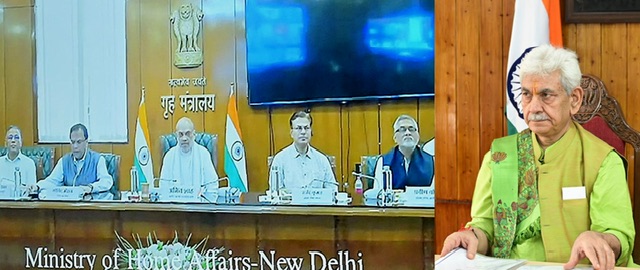 LG Attends High-Level Security Meeting Chaired by Home Minister, Reviews Security Measures Across J&K