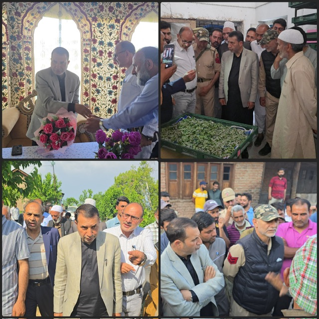 MLA Gulmarg Farooq Ahmad Shah Reviews Sericulture Development, Attends Farmer Awareness Program, and Visits Windstorm-Hit Areas