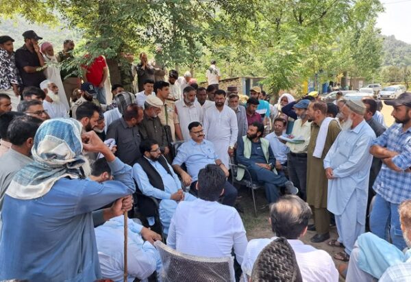 Minister Javed Rana Visits LoC Villages in Mankote Sector, Assures Support to Shelling-Affected Families