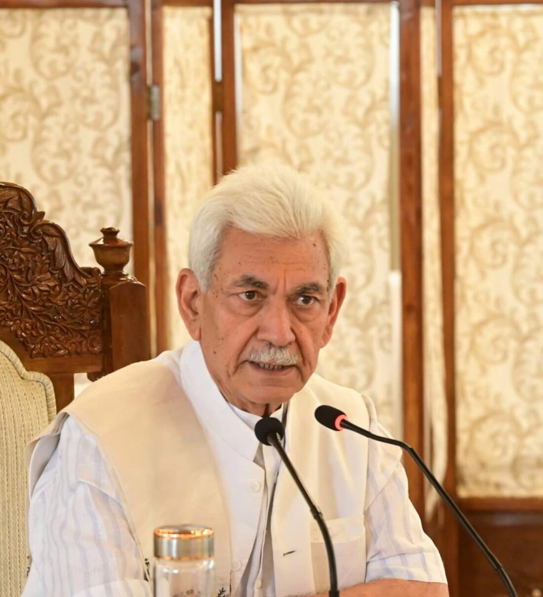 Lieutenant Governor Chairs High-Level Security Review for Shri Amarnath Ji Yatra 2025.