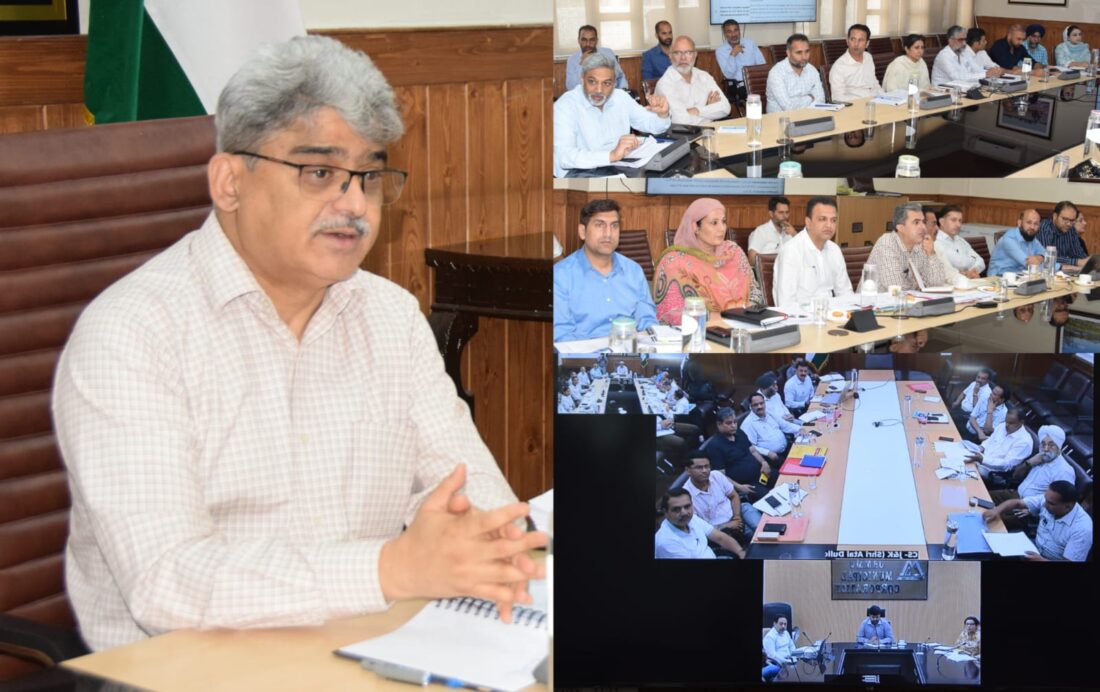 CS Atal Dulloo Stresses Seamless Synergy for Achieving Tail-End Irrigation in J&K.