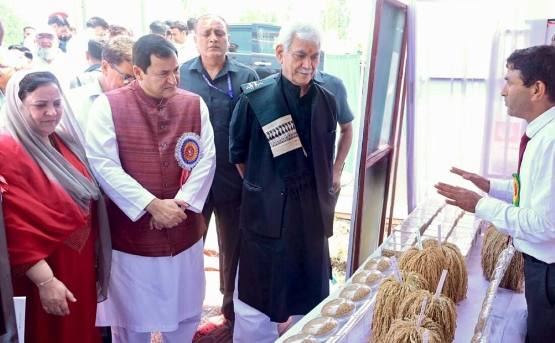 Lieutenant Governor Concludes Viksit Krishi Sankalp Abhiyan at Khudwani-Kulgam, Reaffirms Vision for Resilient Agriculture in J&K.
